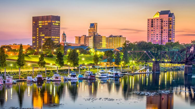 Skyline of Augusta, Georgia